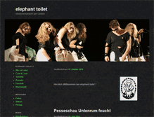 Tablet Screenshot of elephant-toilet.com